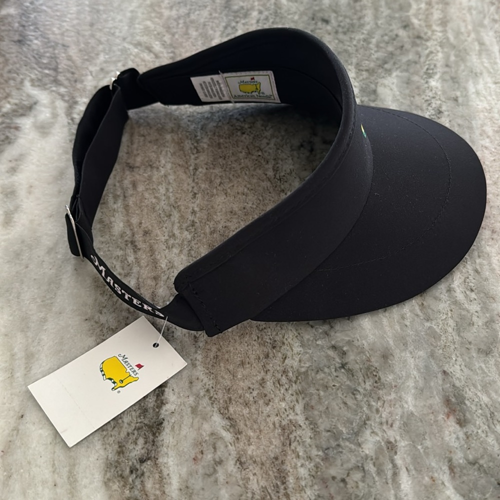 Masters Visor - Authentic Black Performance Golf - image 2